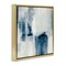 Stupell Industries Brushed Blue & Grey Tones Floating Frame By Susan Jill